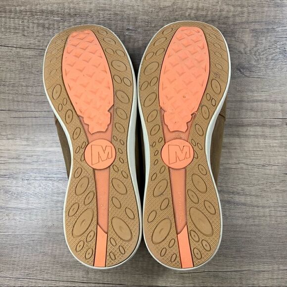 Merrell~Women’s Tan~Nubuck Sneaker~Size 9.5 - Picture 8 of 9